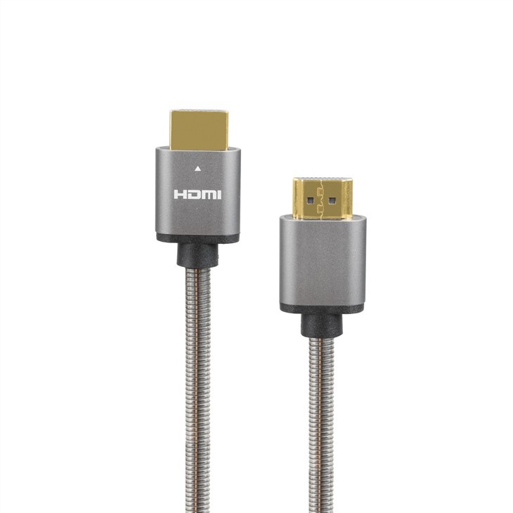 Câble HDMI vers HDMI 8K en acier inoxydable