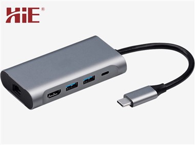 Station d'accueil USB-C 5-dans-1